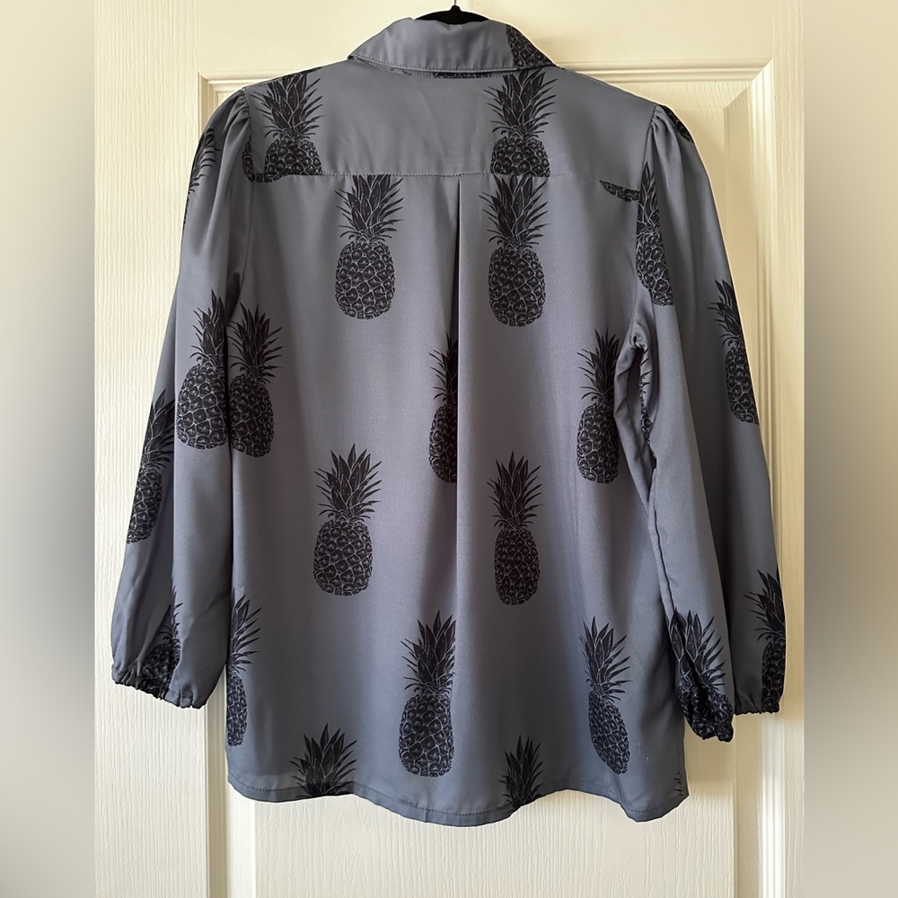 Button Down Blouse - Picture 2 of 6